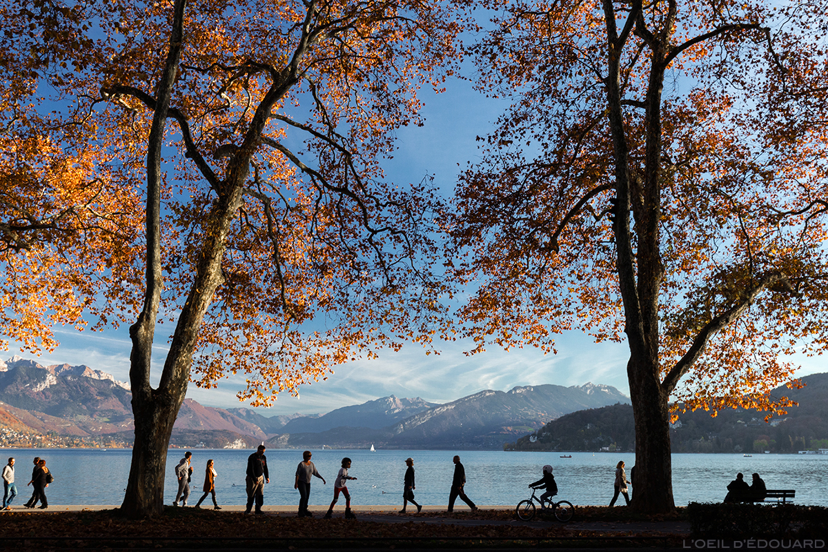 Promenade au bord du Lac d'Annecy © L'Oeil d'Édouard - Tous droits réservés