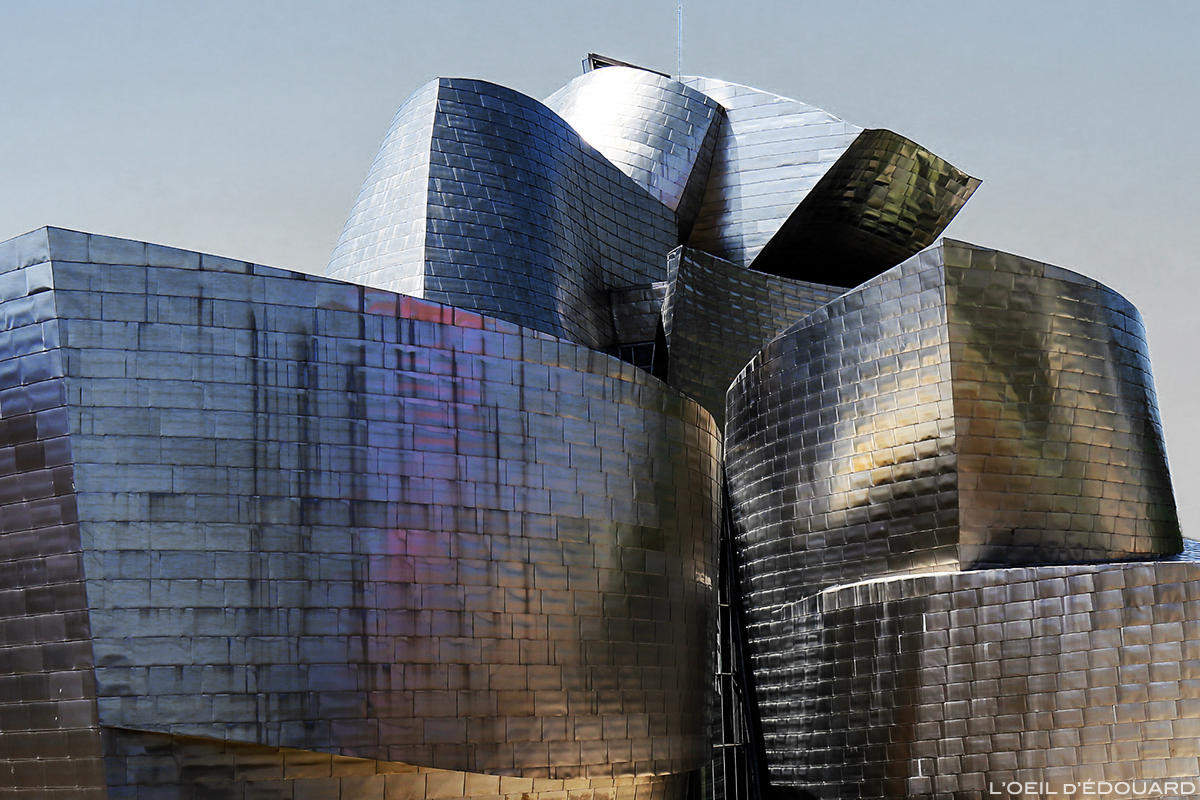Reflets sur le Musée Guggenheim Bilbao