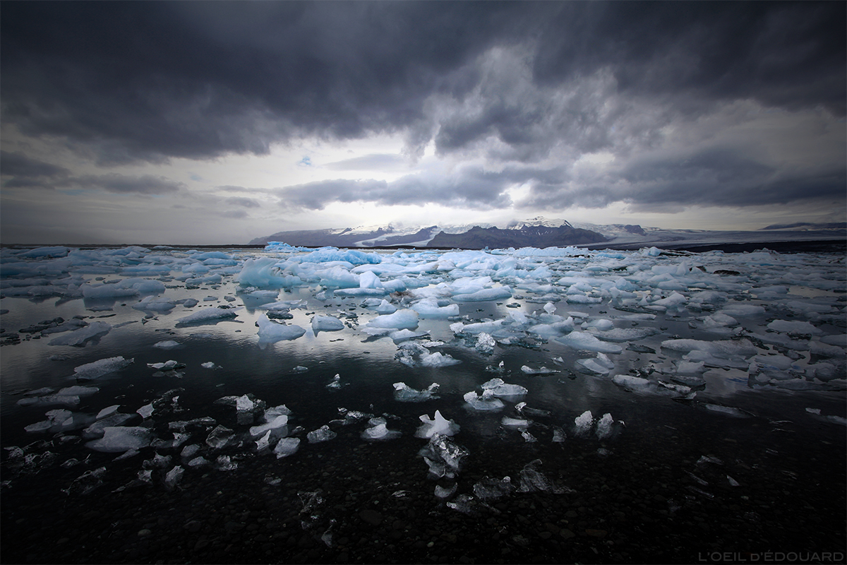 Icebergs à Jokulsarlon, Islande