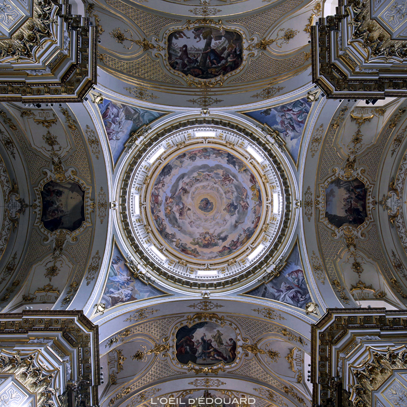 Plafond du Duomo, Bergame