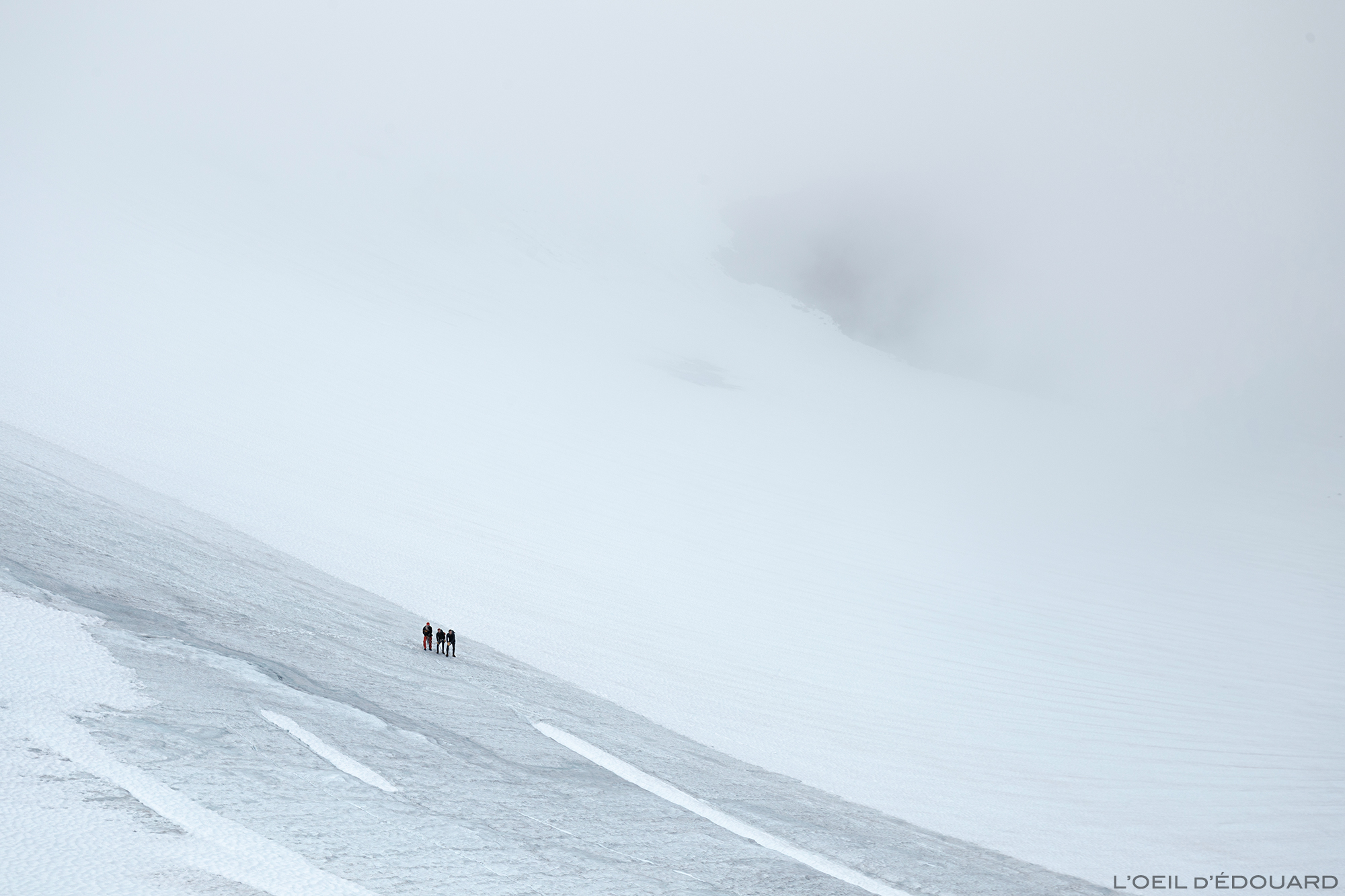 Alpinisme sur le glacier Kåtoglaciären Abisko Suède Sweden Sverige Outdoor Mountain Mountaineering © L\\\'Oeil d\\\'Édouard - Tous droits réservés