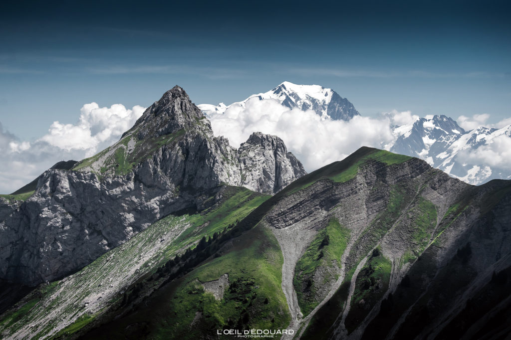 Mont Blanc et Pointe de La Sambuy, Massif des Bauges © L'Oeil d'Édouard - Tous droits réservés