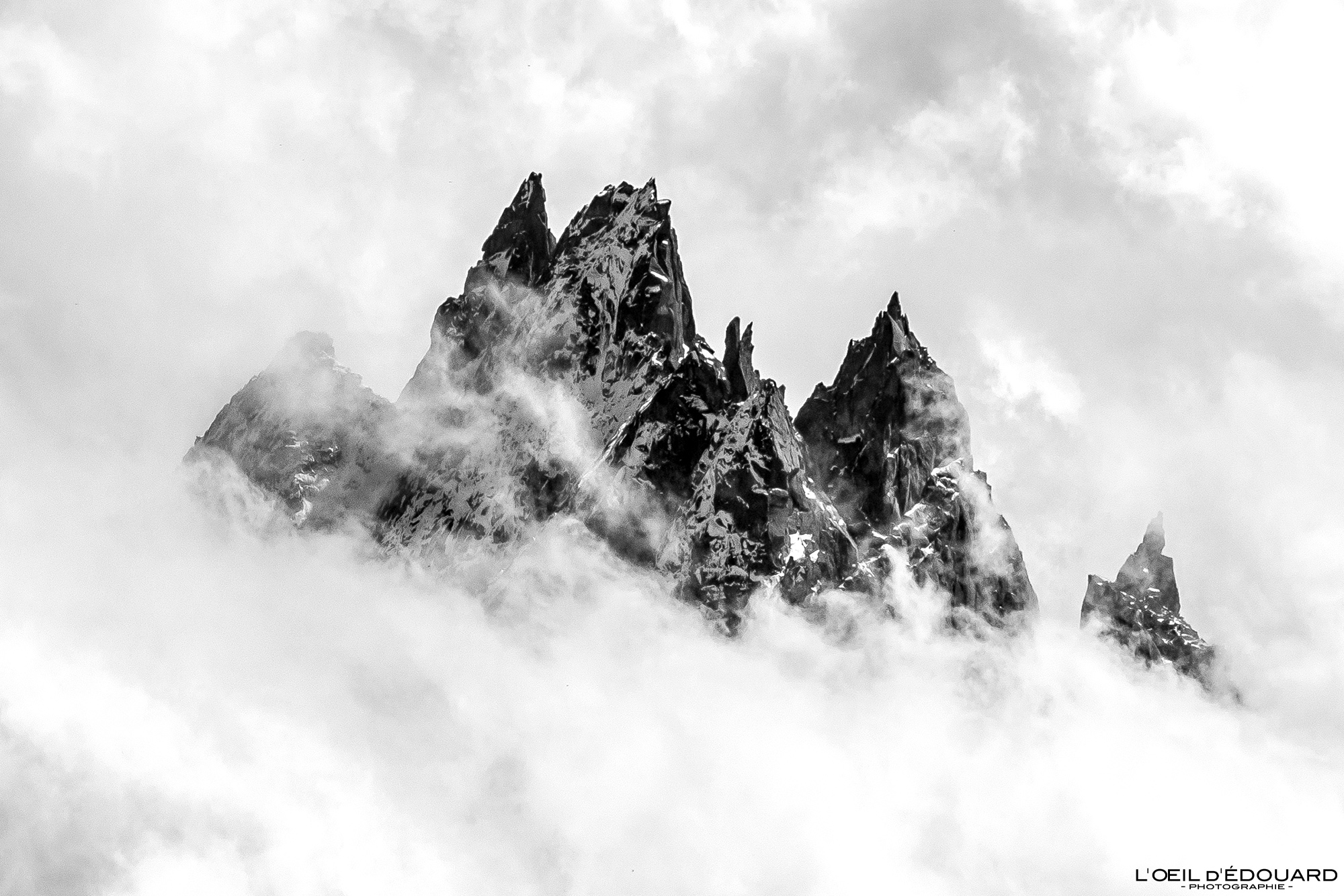 Aiguilles de Chamonix, Mont Blanc © L\\\'Oeil d\\\'Édouard - Tous droits réservés