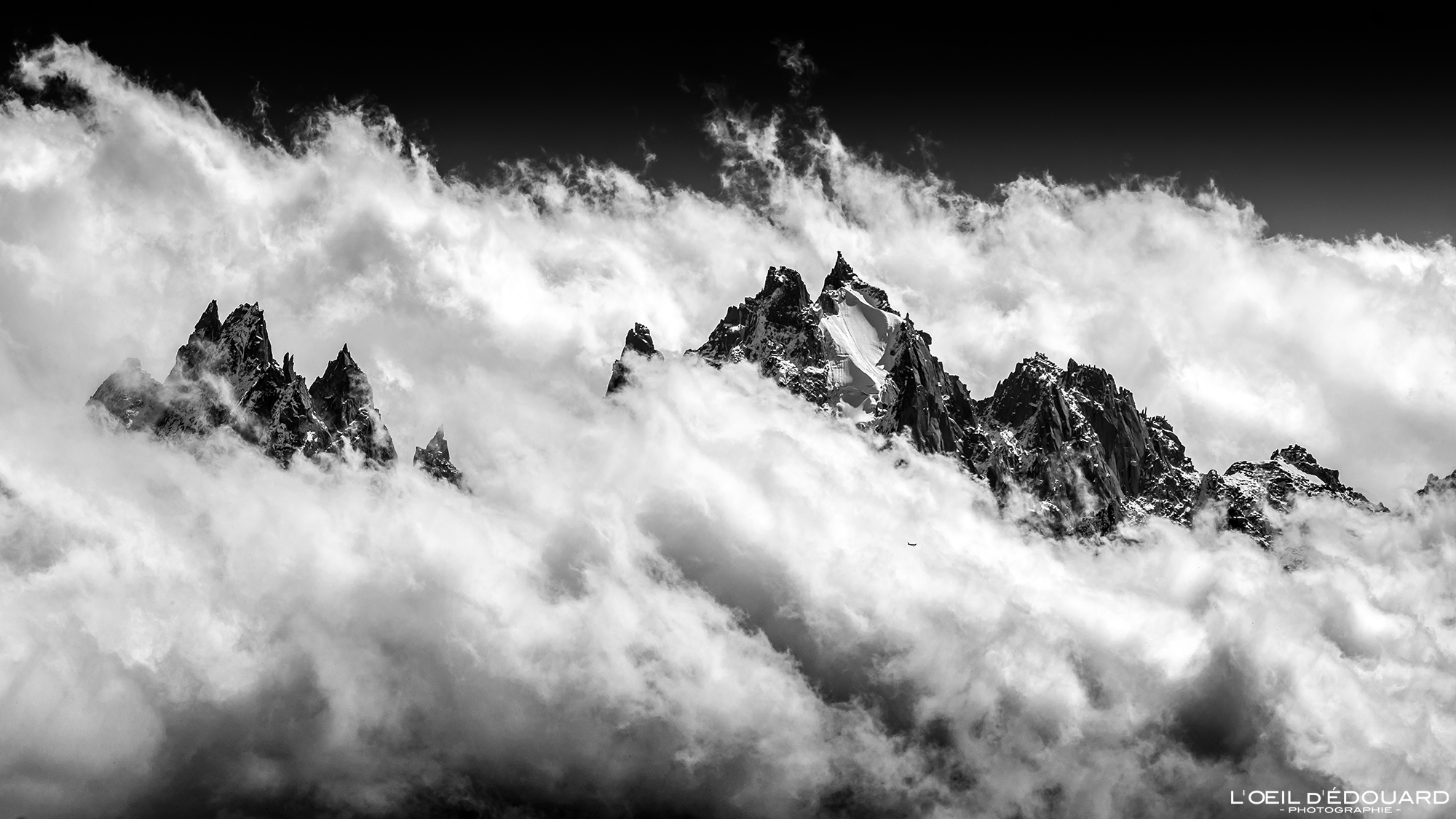 Aiguilles de Chamonix, Mont Blanc © L\\\'Oeil d\\\'Édouard - Tous droits réservés