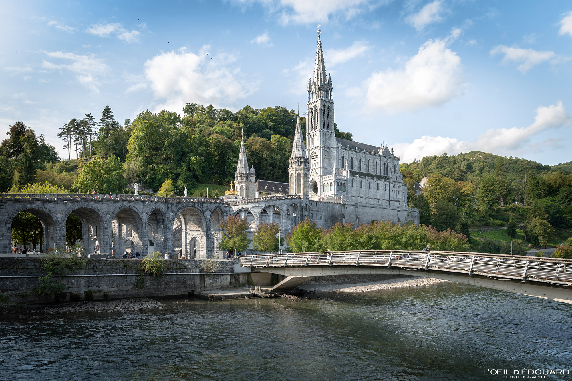 Basilique de l\'Immaculée Conception, Lourdes © L\'Oeil d\'Édouard - Tous droits réservés